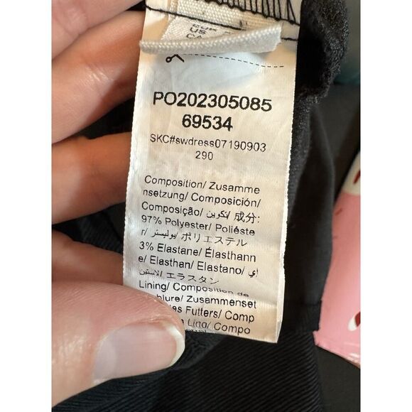 Faux Denim Corduroy Button Down Skater Mini-dress Utility Gorpcore Jumper XS - Picture 7 of 7